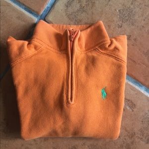 Orange Ralph Lauren sweatshirt